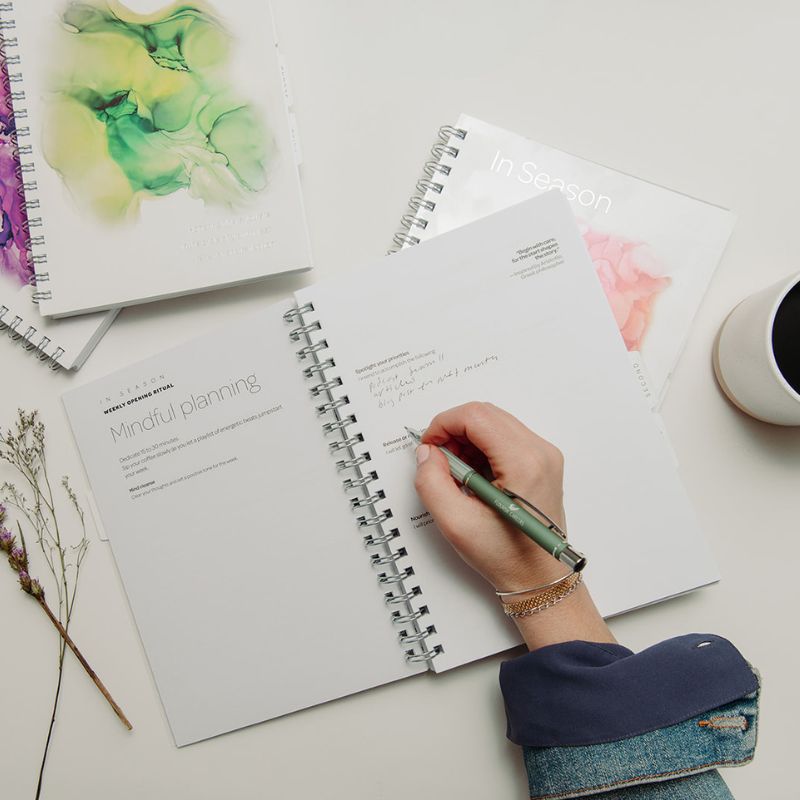 In Season Three Month Planner-Meets-Journal: Your Own Way