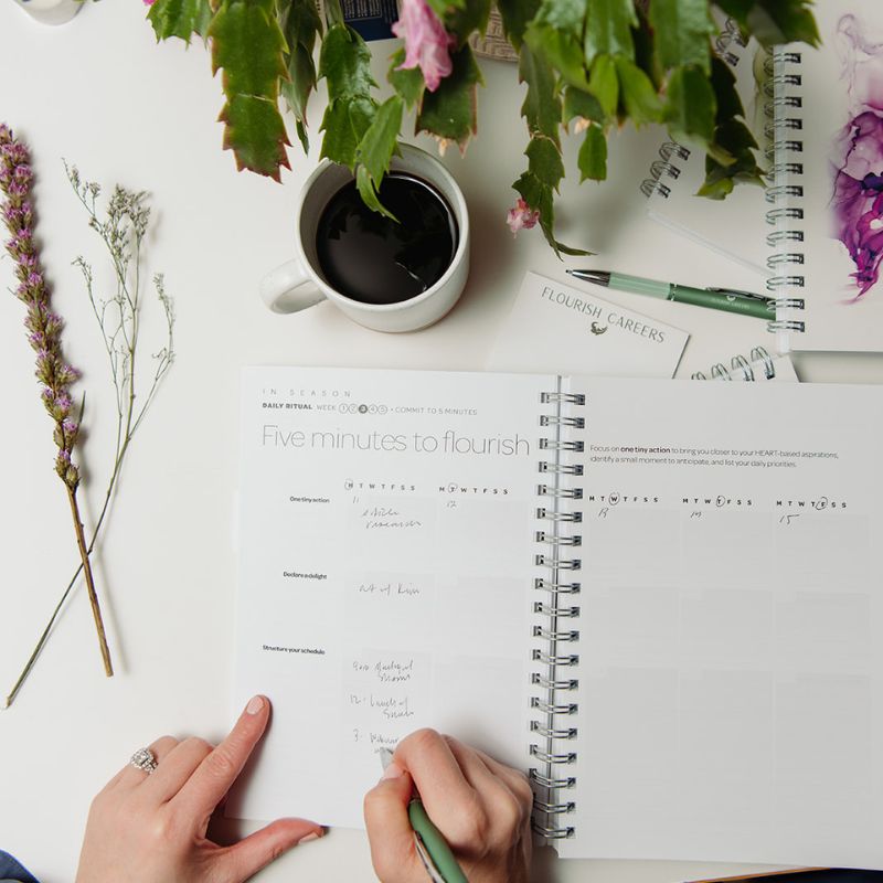 In Season Three Month Planner-Meets-Journal: The Path