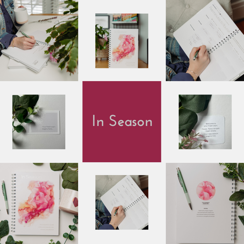 In Season Three Month Planner-Meets-Journal: Journey