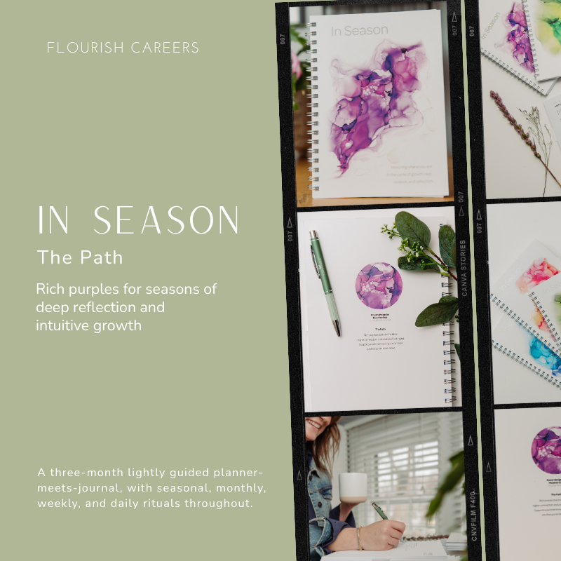 In Season Three Month Planner-Meets-Journal: The Path
