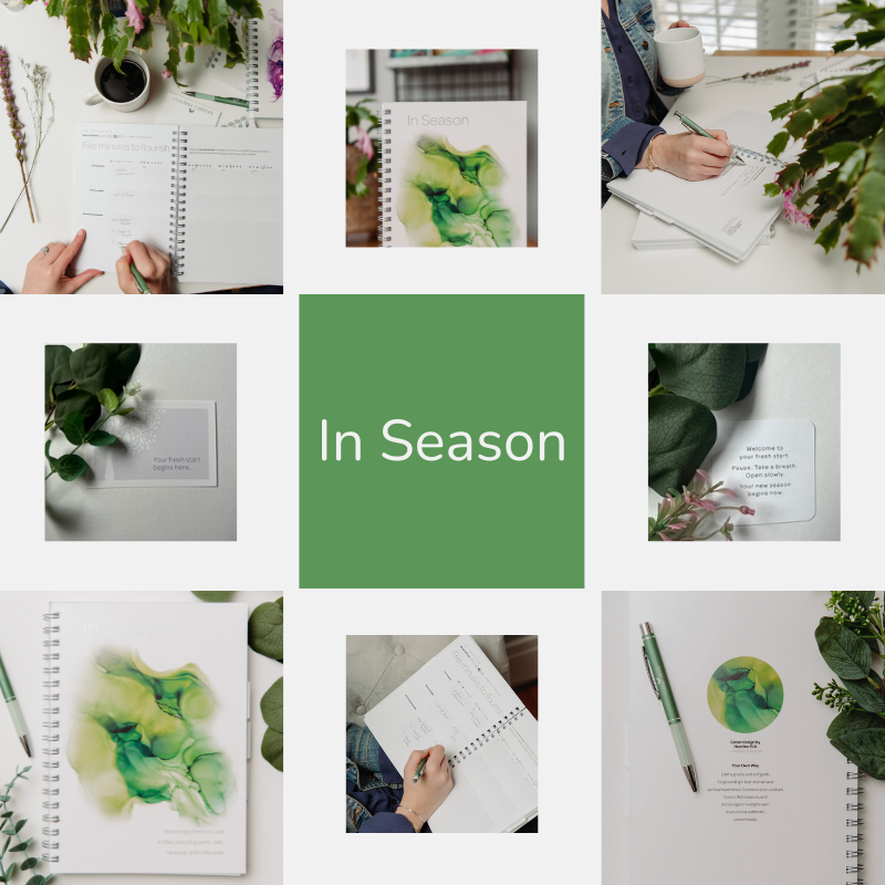 In Season Three Month Planner-Meets-Journal: Your Own Way